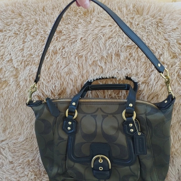 Coach Campbell Satchel Moss Green - Picture 5 of 7